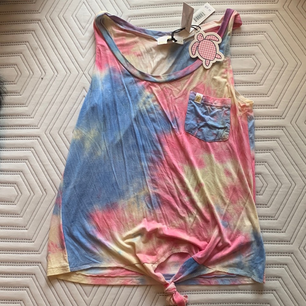 SIMPLY SOUTHERN TIE-DYE TANK SIZE MEDIUM